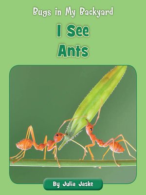 cover image of I See Ants